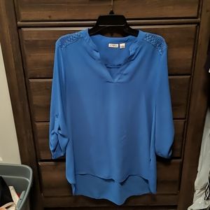 Light Blue Oversized Blouse